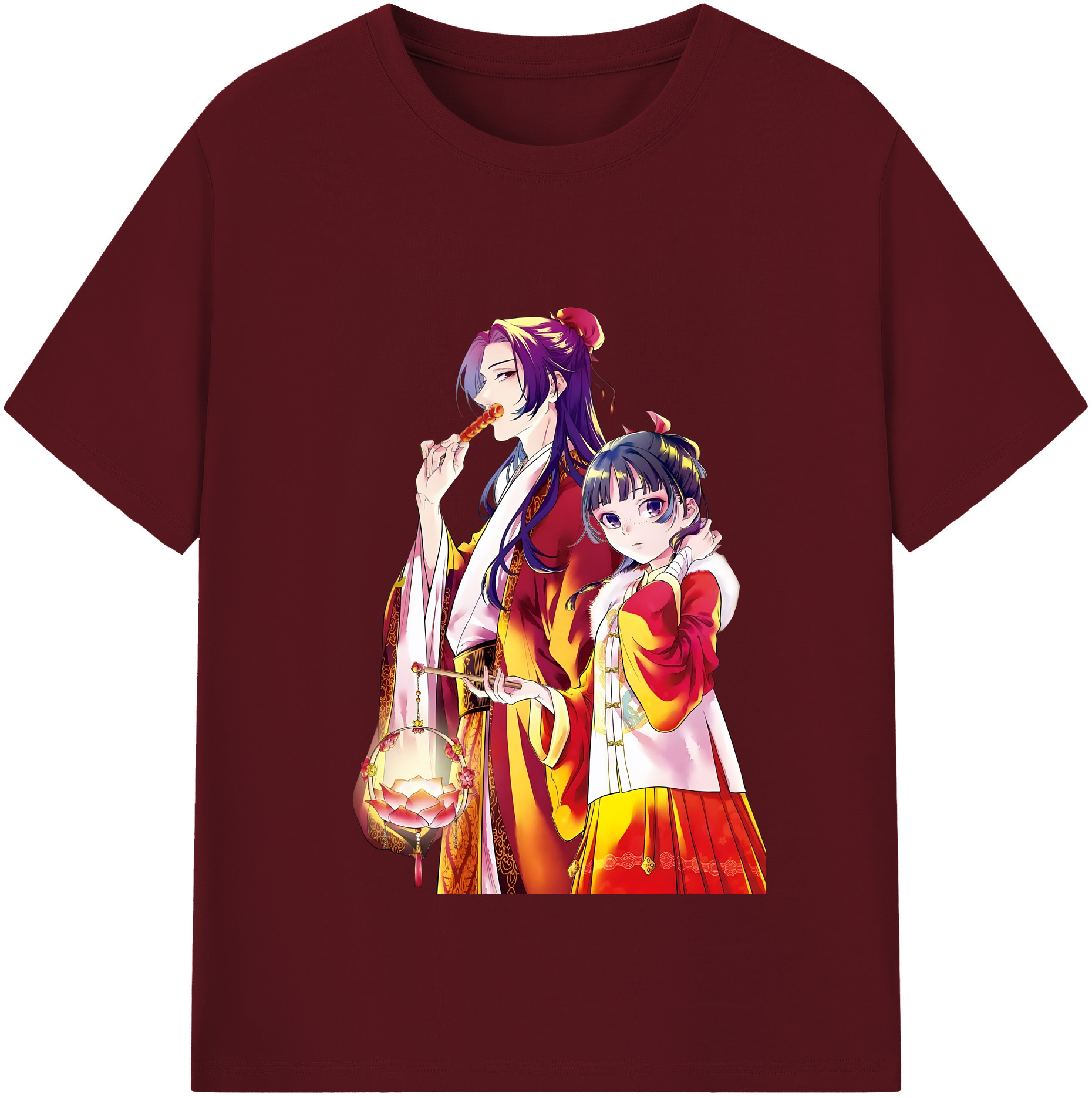 （画像用） 薬屋のひとりごと The Apothecary Diaries 綿100％半袖Tシャツ（フロントプリント）
